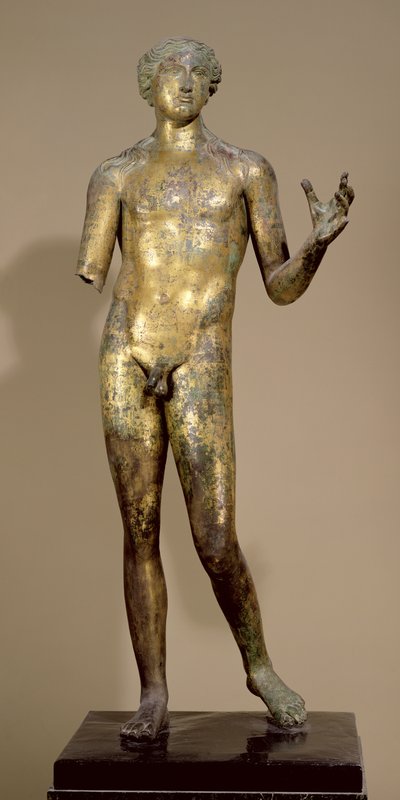 Apollo, da Lillebonne (bronzo dorato) da Gallo Roman